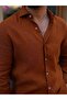 Regular Fit Linen Shirt - 4