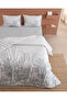 Aruba Single 100% Cotton Ranforce Printed Sheet and Duvet Cover Set - Mint Green - 2
