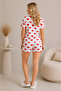 Women's Oyaka Shorts Polyviscon Printed Pajama Set - 2