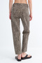 Leopard Patterned Jean Trousers Pn1074 - 7