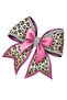 Stoned Leopard Ribbon Car, Motorcycle, Helmet, Laptop, Glass Sticker Label 13X12 cm