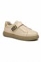 Genuine Leather Men's Elastic Velcro Detailed Sneaker Shoes Jerry - 2