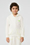 Boy White Tracksuit Top - 2