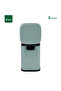 Stainless Steel Color coated Slow Cloasing Bin 6L Blue - 4