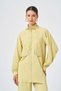 Women's Stone Detailed Zippered Double Suit Set Yellow 31369 - 3