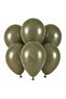 Olive Color Latex Retro Balloon (30 cm) - 6 Pieces