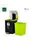 Square Step Trash Bin with Soft Closing Lid Black 6L - 2
