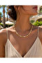 Gold Detailed Colorful Bead Necklace - 7