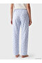 Blue Heart Printed Women's Pajama Bottoms - 7