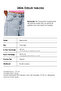 Women's Ice 3S6-3 Mega Baggy Fit Special Design Denim Shorts with Leg and Pocket Details - 6