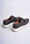 Genuine Leather Men's Casual Brown Shoes White Sole Orthopedic Comfortable Milano Model - 7