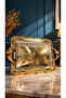 Luxury Gold Silver Embroidered Rectangular Presentation Tray with Handles 40X28 cm – Decorative Serving Tray - 3