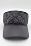 Visor Hat with Visor for Daily Use Style |   Gray Women's Glittery Flexible Band - 2