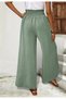Women's Aerobin Trousers with Elastic Waist and Asymmetrical Detail on the Front with Laces - 3