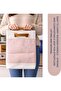 Laundry Hamper Sorter Bin, Large Foldable Linen Laundry Basket Organizer with Leather Handles, Patchwork Clothes Hamper for Dirty Laundry & Storage - 6