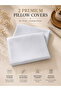 Set of 2 Microfiber Pillow Covers – Soft Breathable Pillow Cases with Envelope Closure - 2