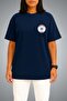 Oversize Tcg Stick Logo Pocket Printed Unisex T-Shirt - 2