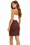 Women's Pleated Short Pencil Skirt 0983 - 4