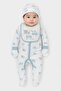 Toddlers Boy 5 Pieces Embroidered Hanging Gift Set, White