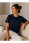 Women's Crew Neck Lycra Modal T-Shirt - 4