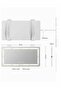 Car Visor Lighted Vanity Mirror Tovendor Car Makeup Mirror with Lights 60 LED Dimmable Sun Visor Mirror with Touch on - 6