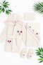 Baby Girl Luxury Premium Lace Bathrobe Towel Set 100% Cotton Newborn Gift Set Stl7211 - 5