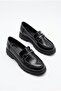 Ventes 35839 Black Open Buckle Detailed Comfortable Loafer Women's Shoes - 5