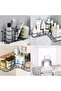 Adhesive Double Prong Hooks,10Pcs Shower Caddy,Cable Organizer Sticky Hook,Clear Self Adhesive Shower Caddy,Replacement Hook,Waterproof,For Kitchen,Bathroom,Living Room - 5