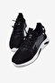 Men's Black and White Lightweight Sole Breathable Comfortable Sports Shoes