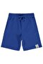 Basic Labelled Capri for 6-9 Years - Blue