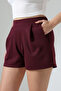 Women's Black High Waist Shorts - 7
