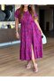 Ethnic D Patterned Shirt Dress