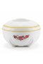 Insulated Hotpot White & Yellow Floral Design 1000 ml