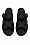 Nova Black Genuine Leather Women's Slippers -Comfortable for Daily Wear- - 3