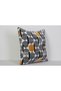 Mustard Black Geometric Patterned Decorative Throw Pillow Cover Modern Design - 5