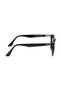 Polarized Sunglasses Black Frame Smoke Mirror Lens 51mm - P603GY2PV - 3
