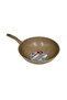 Granite Wokpan, 28 cm, Coffee