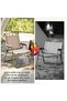FFD Folding Camping Chair with Armrests, Portable Lightweight Aluminum Frame Chair for Outdoor Picnic BBQ Beach Patio, Foldable Lawn Chair for Adults - 3