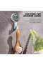 3 PCS Powerful Vacuum Suction Cup Hook, Reusable, Clear Plastic Suction, for Glass Doors and Windows, Kitchens, Bathroom,5.8x3.955x9.82 cm - 3