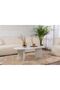 Sable Modern Coffee Table 119cm W - White M.SH.29166.7