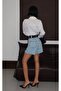 Women's Designer Jean Denim Shorts - 5