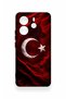 Redmi Note 14 4g Compatible Wolf Turkish Flag Patterned Silicone Case - 2
