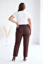 Plus size lycra high waisted trousers - 3
