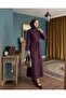 Women's Long Poplin Dress - 2