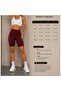 Women's High Waist Shorts Leggings Diving Fabric - 4