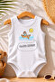 Hala Themed Baby Bodysuit Printed 100% Cotton