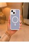 iPhone 14 Plus/ 15 Plus Compatible Case Magsafe Compatible Premium Matte Back Frosted Phone Case