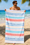 100% Cotton Beach Towel 70X140 cm |   Beach, Pool, Spa, Sauna, Sports Towel |   Striped Pattern - 5