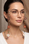 Handmade Papatya Oya Glasses Chain