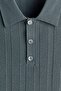 Tekstüre Triko Polo Tişört Regular Fit - 6